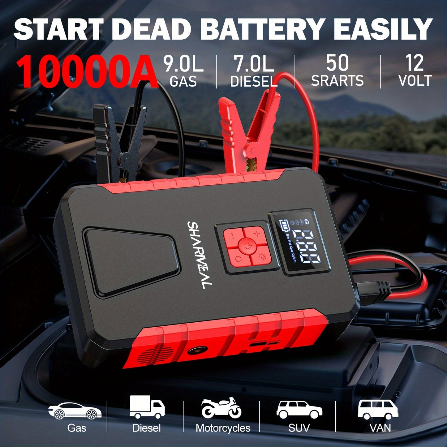 Portable Car Jump Starter