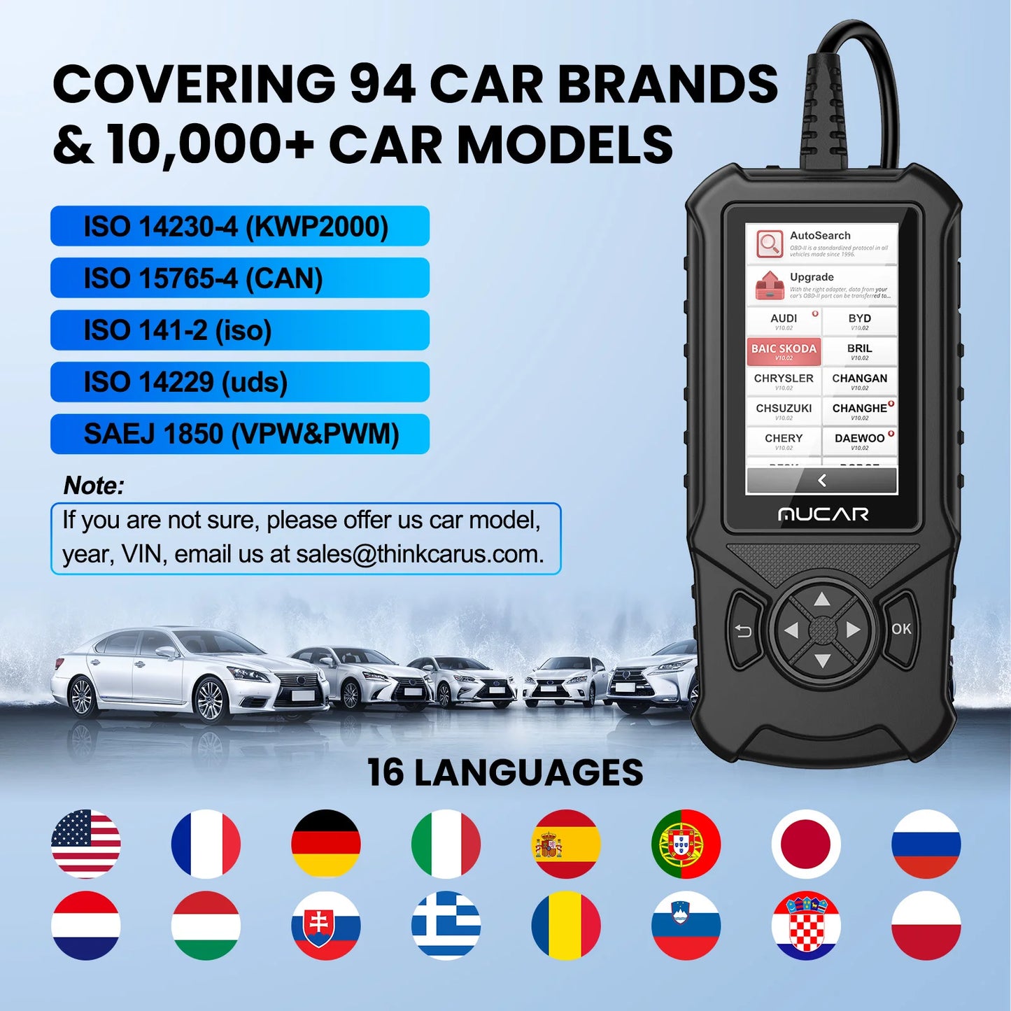 OBD2 Auto Scanner Diagnostic Tool