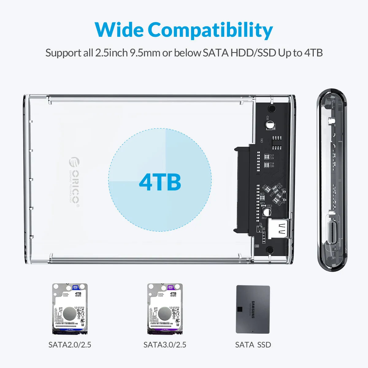 External Hard Drive + Case