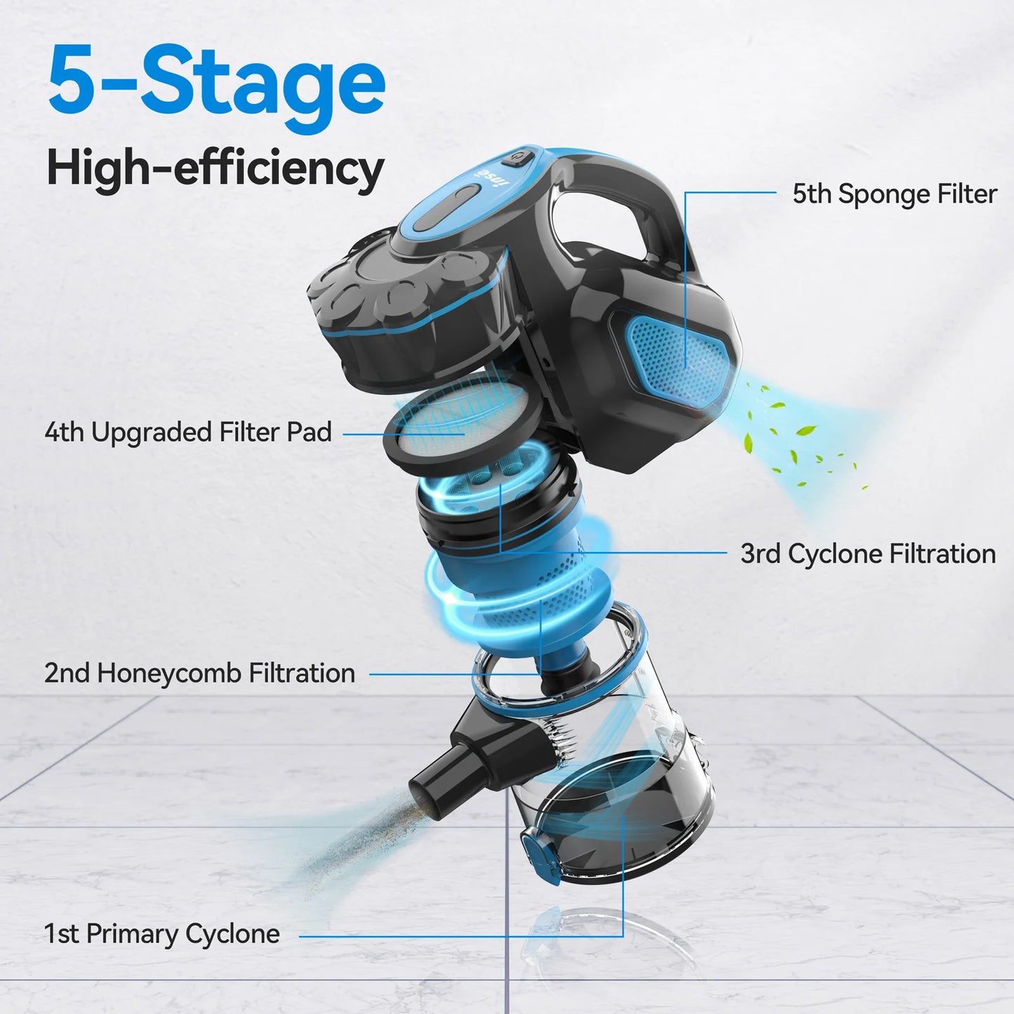 Powerful Handheld Vacuum Cleaner