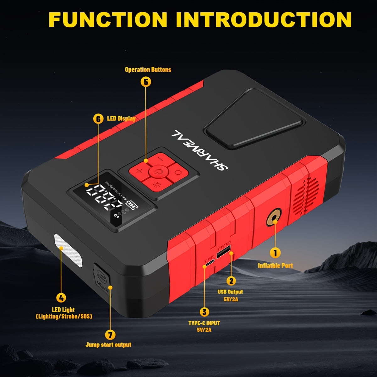 Portable Car Jump Starter